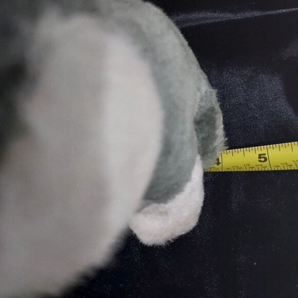 Gray Wolf /Husky Dog Plush 10" Shalom Toy Co Stuffed Animal Toy with Blue Eyes - Picture 14 of 16